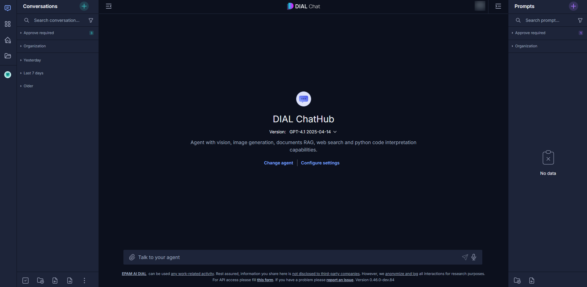 DIAL Chat UI